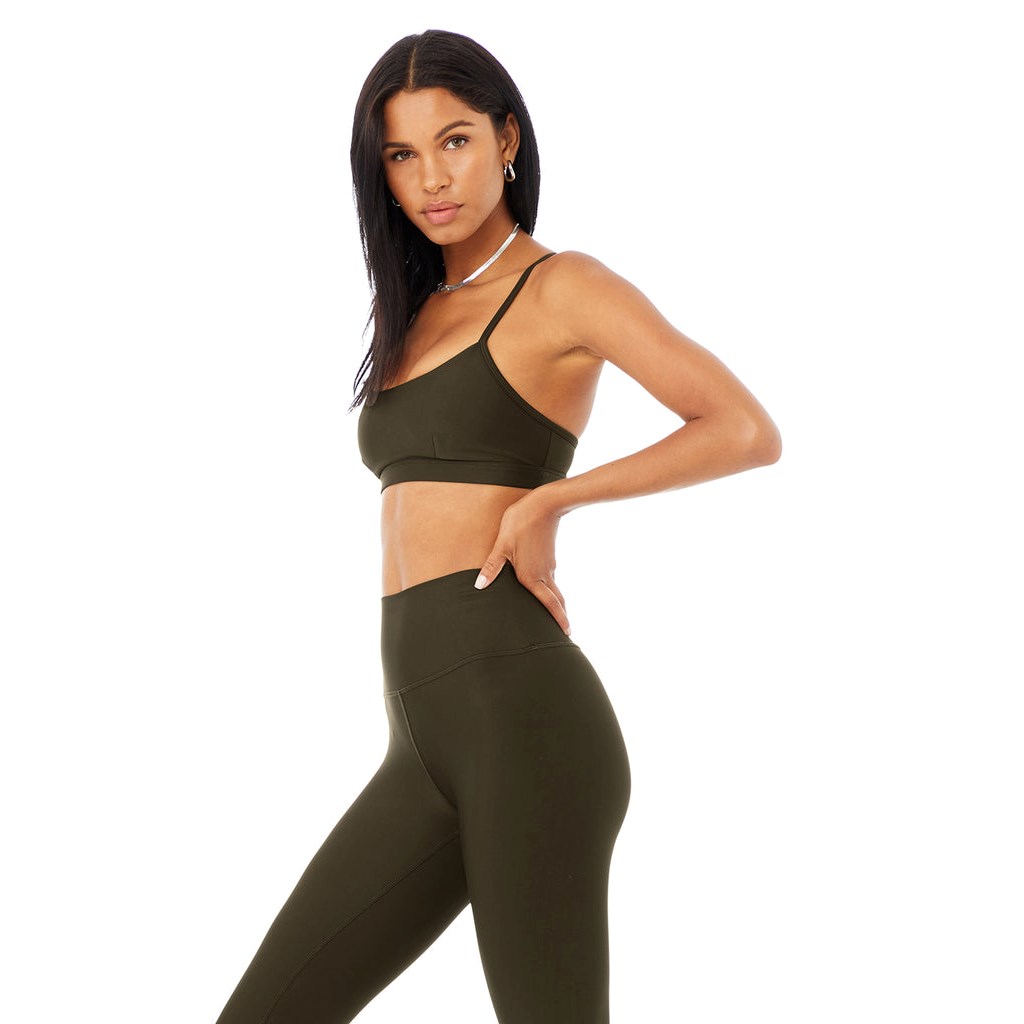 Sujetadores Deportivos Alo Yoga Airlift Intrigue Mujer Verdes | MHOJ78501