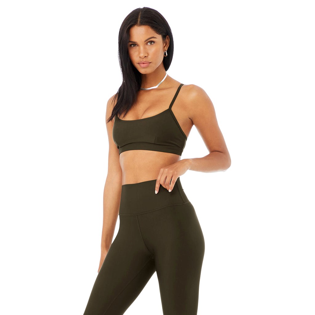 Sujetadores Deportivos Alo Yoga Airlift Intrigue Mujer Verdes | MHOJ78501