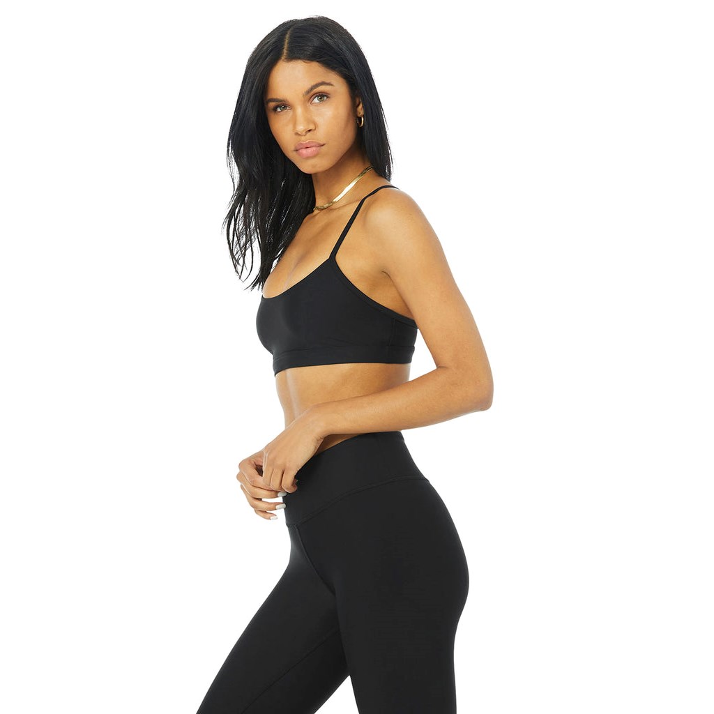 Sujetadores Deportivos Alo Yoga Airlift Intrigue Mujer Negros | QKLX82153