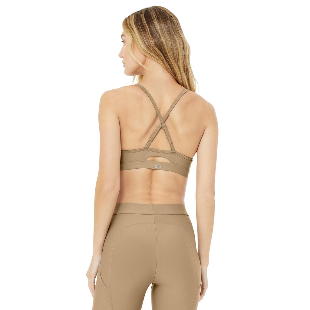 Sujetadores Deportivos Alo Yoga Airlift Intrigue Mujer Beige | SBUJ67305
