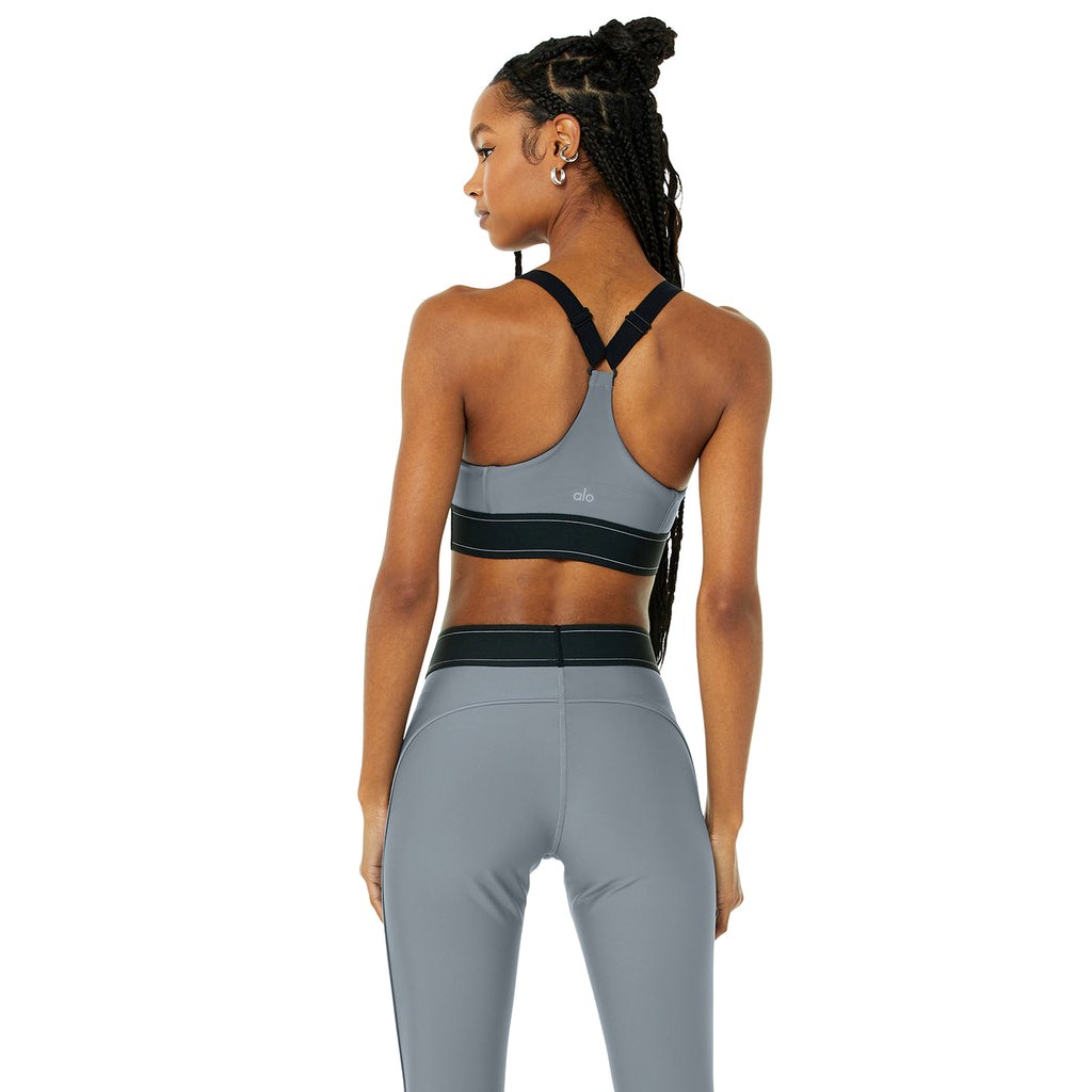 Sujetadores Deportivos Alo Yoga Airlift Suit Up Mujer Azules | ZLVN05321