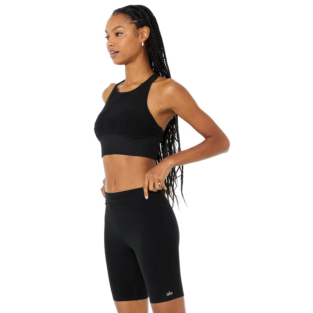 Sujetadores Deportivos Alo Yoga Alosoft Serenity Mujer Negros | HKIR93420