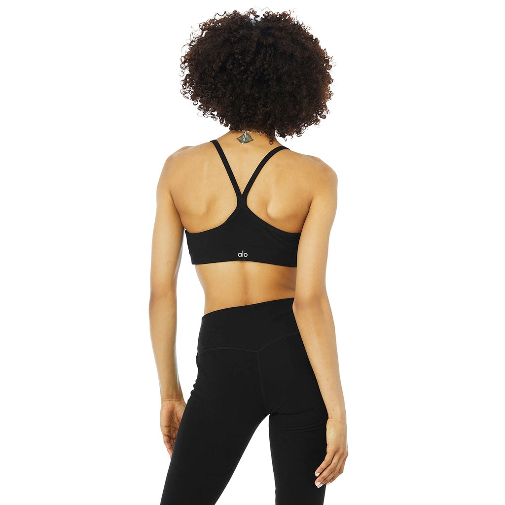 Sujetadores Deportivos Alo Yoga Alosoft Gratitude Mujer Negros | KIAF16348