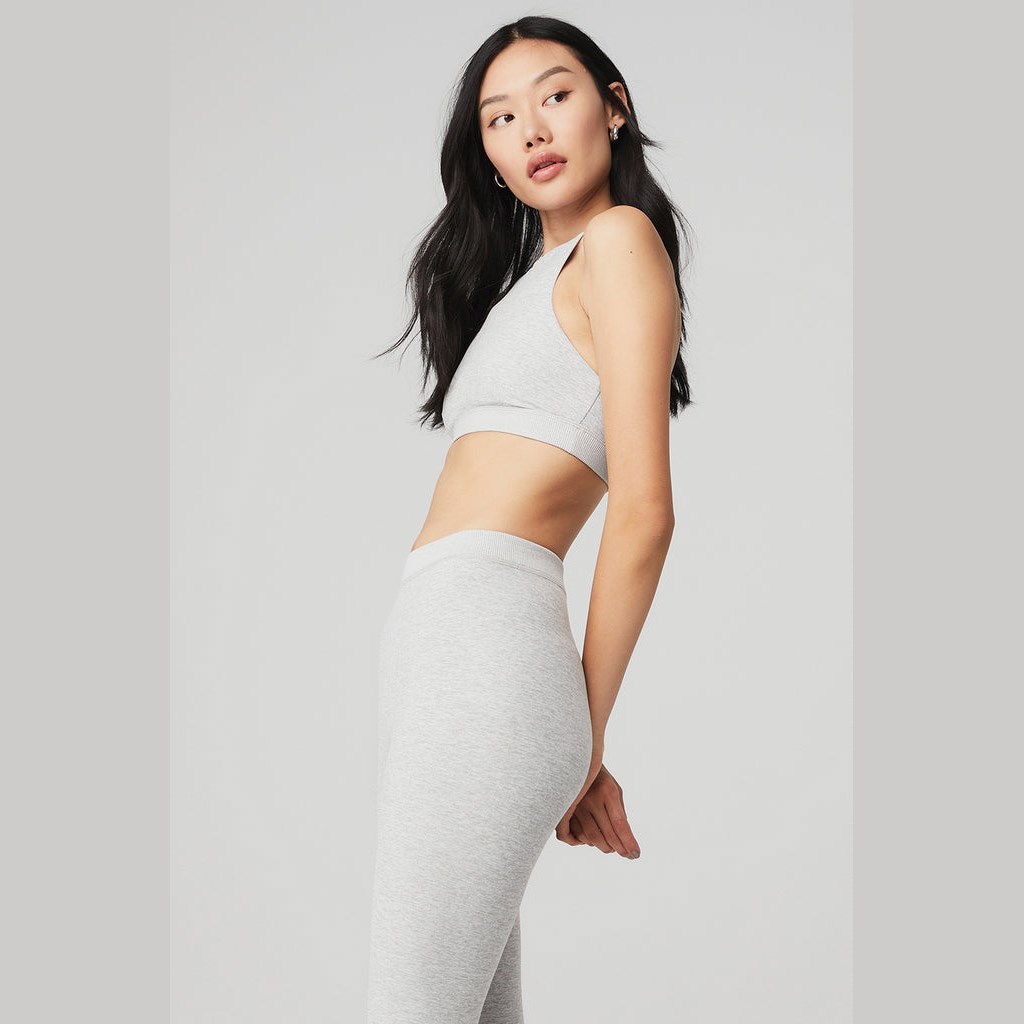 Sujetadores Deportivos Alo Yoga Alosoft Iconic 90's Mujer Grises | NGEK75132