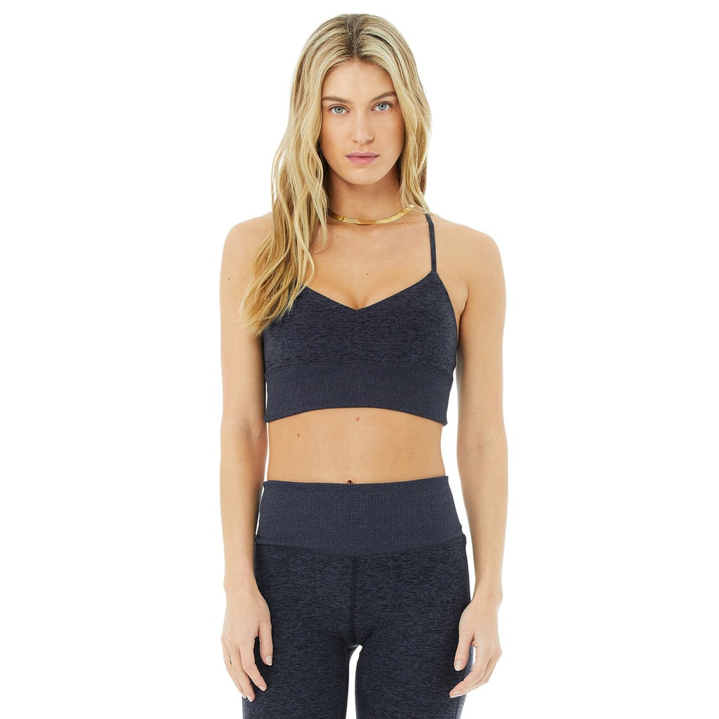 Sujetadores Deportivos Alo Yoga Alosoft Lavish Mujer Azules | RNAY57019
