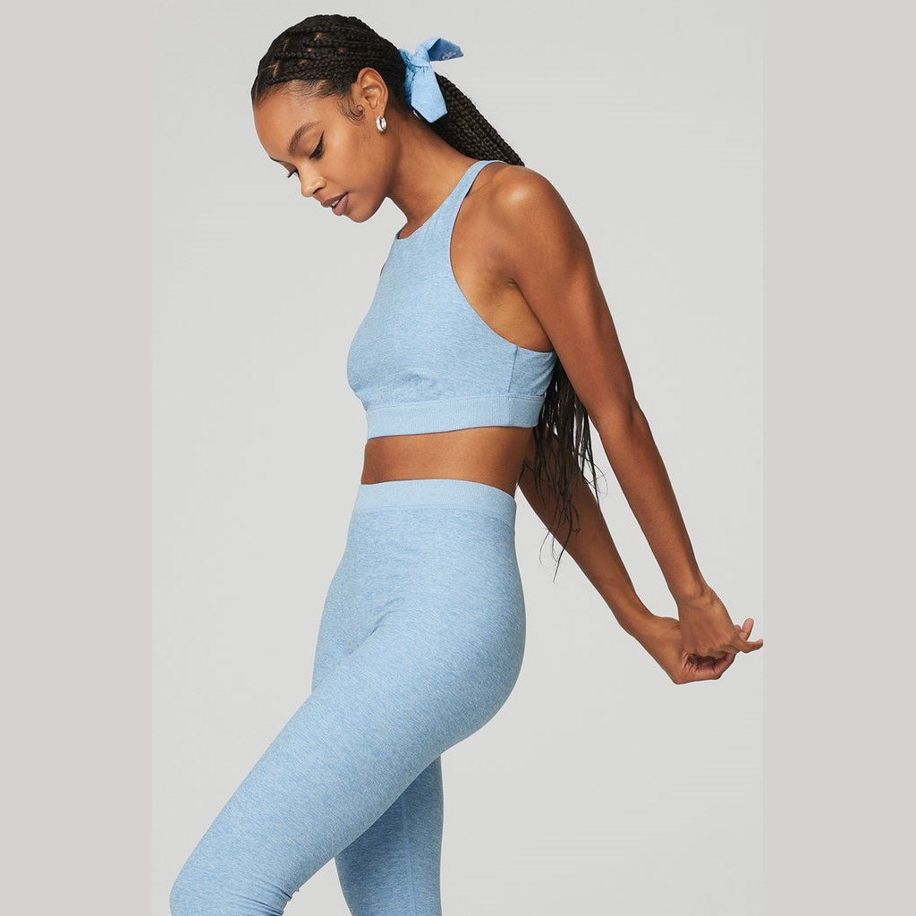 Sujetadores Deportivos Alo Yoga Alosoft Iconic 90's Mujer Azules | VOST35908