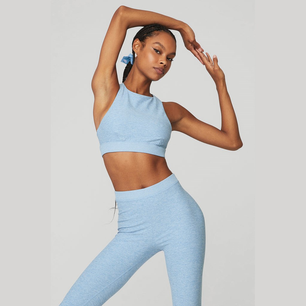Sujetadores Deportivos Alo Yoga Alosoft Iconic 90\'s Mujer Azules | VOST35908