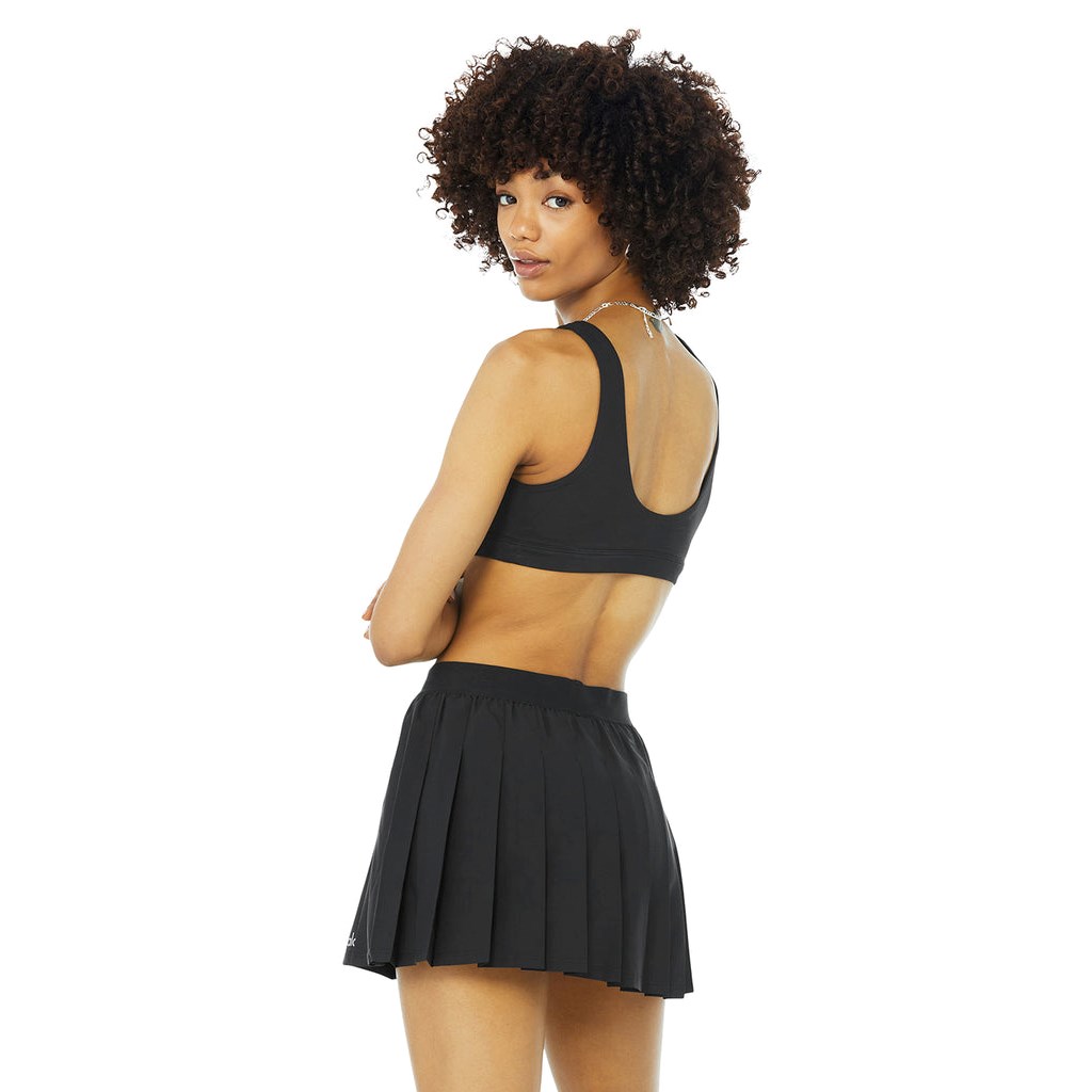 Sujetadores Deportivos Alo Yoga Ambient Logo Mujer Negros | FVYB35410