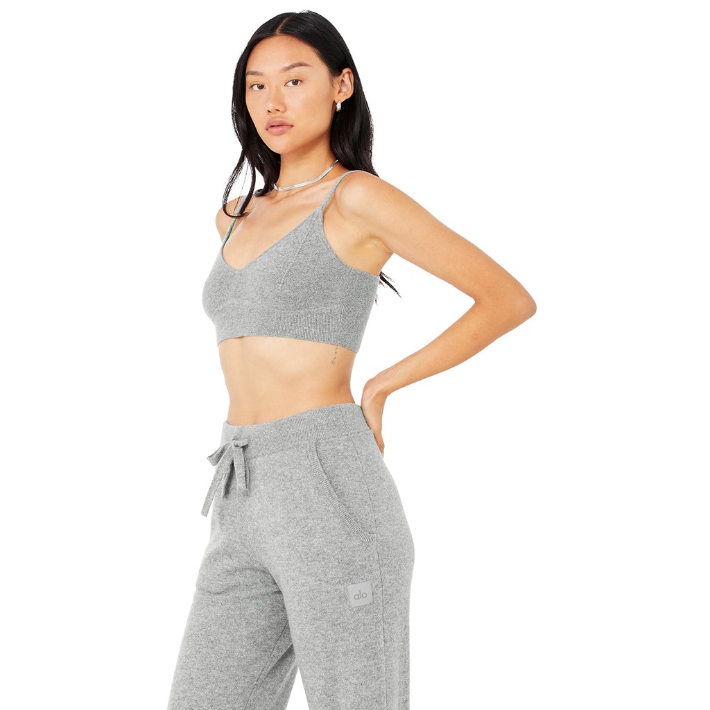Sujetadores Deportivos Alo Yoga Cashmere Jet Set Mujer Grises | JKBP08926