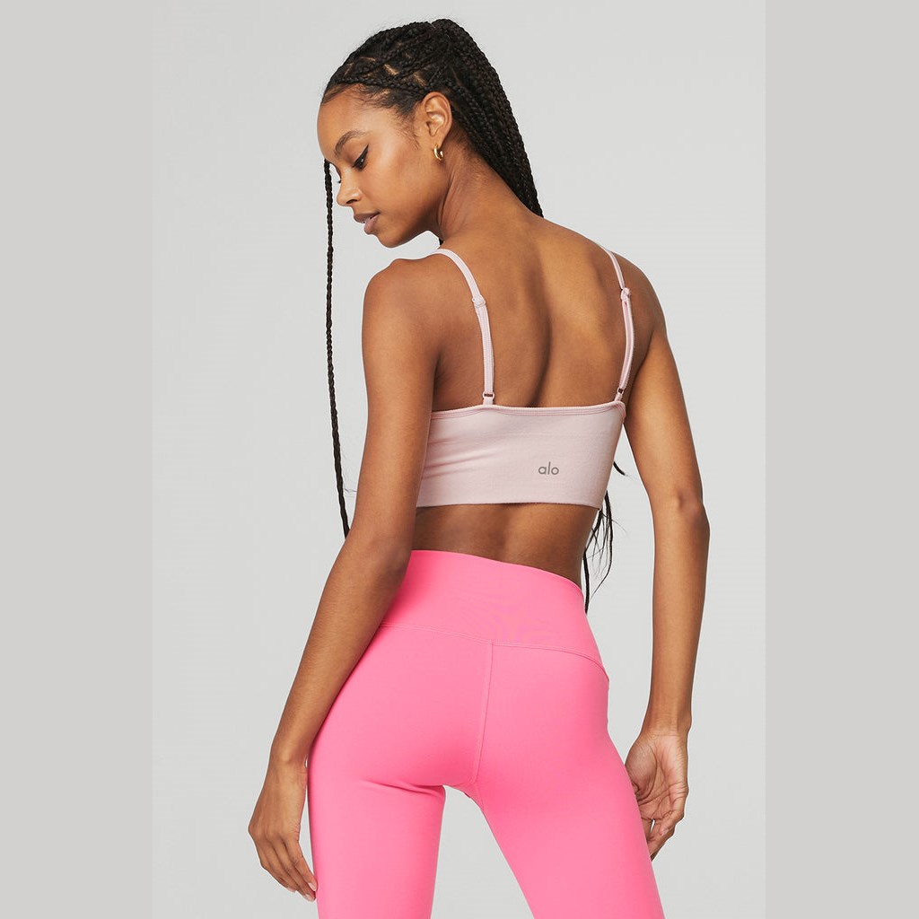 Sujetadores Deportivos Alo Yoga Delight Bralette Mujer Rosas | VONS04316