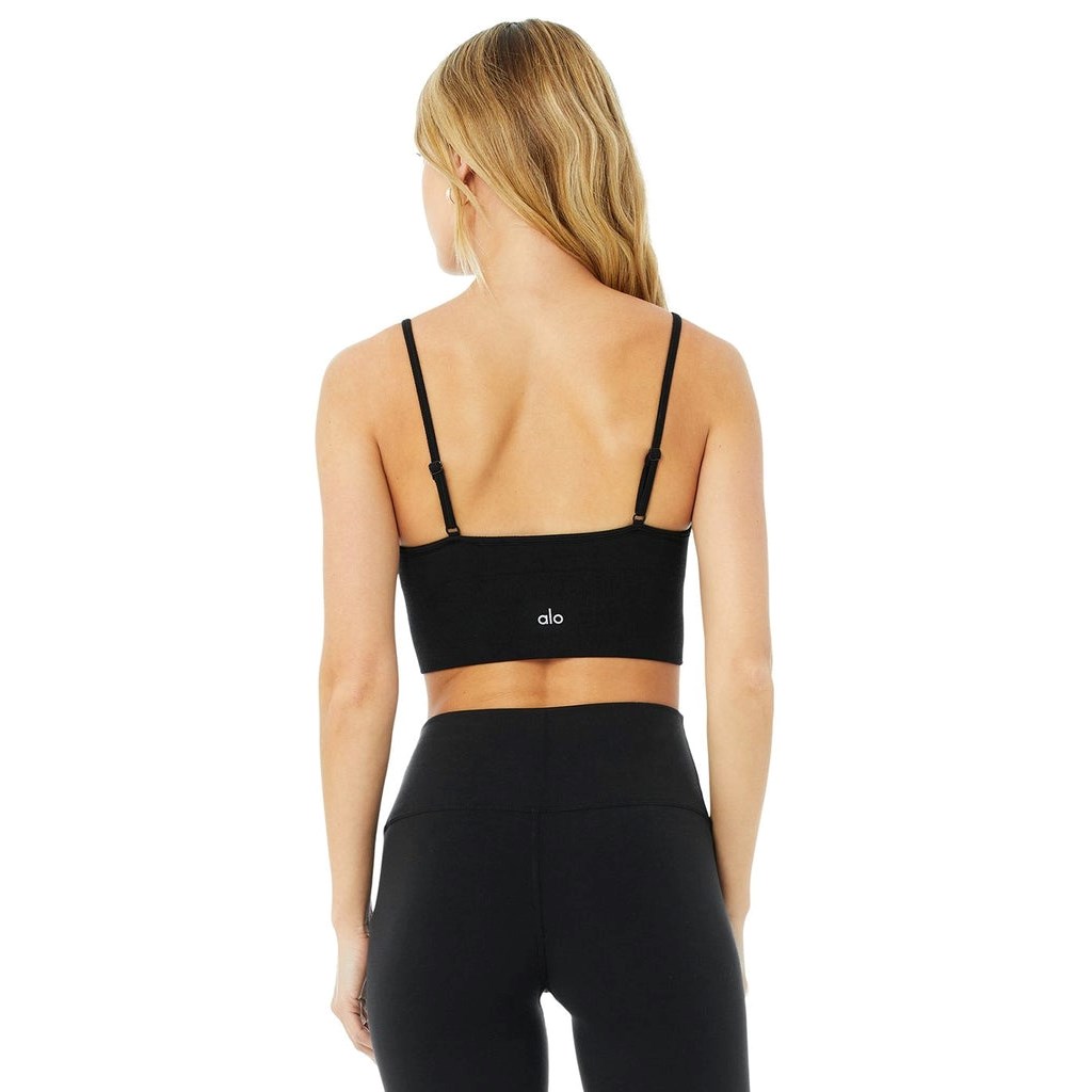 Sujetadores Deportivos Alo Yoga Delight Bralette Mujer Negros | XPKD68914
