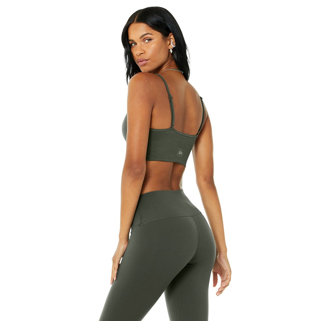 Sujetadores Deportivos Alo Yoga Delight Bralette Mujer Verdes | ZFXH10357