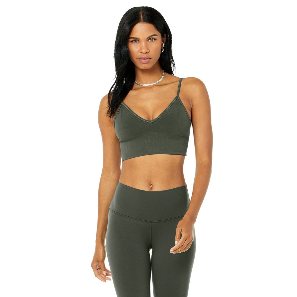 Sujetadores Deportivos Alo Yoga Delight Bralette Mujer Verdes | ZFXH10357