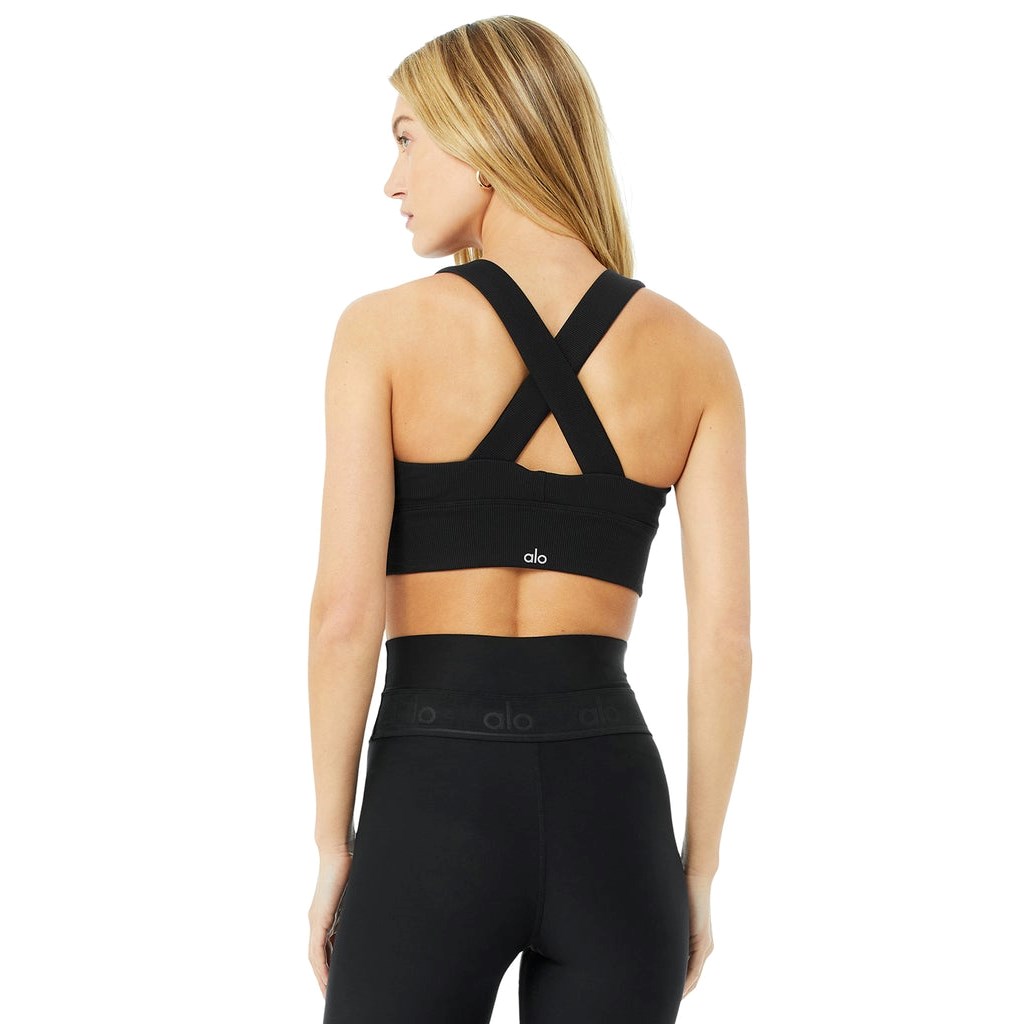 Sujetadores Deportivos Alo Yoga Emulate Mujer Negros | ZTSI16978