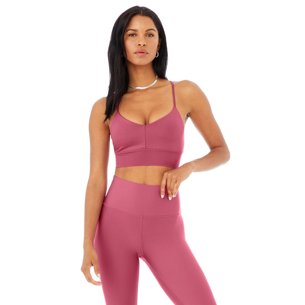 Sujetadores Deportivos Alo Yoga Lavish Mujer Rosas | IECK91635