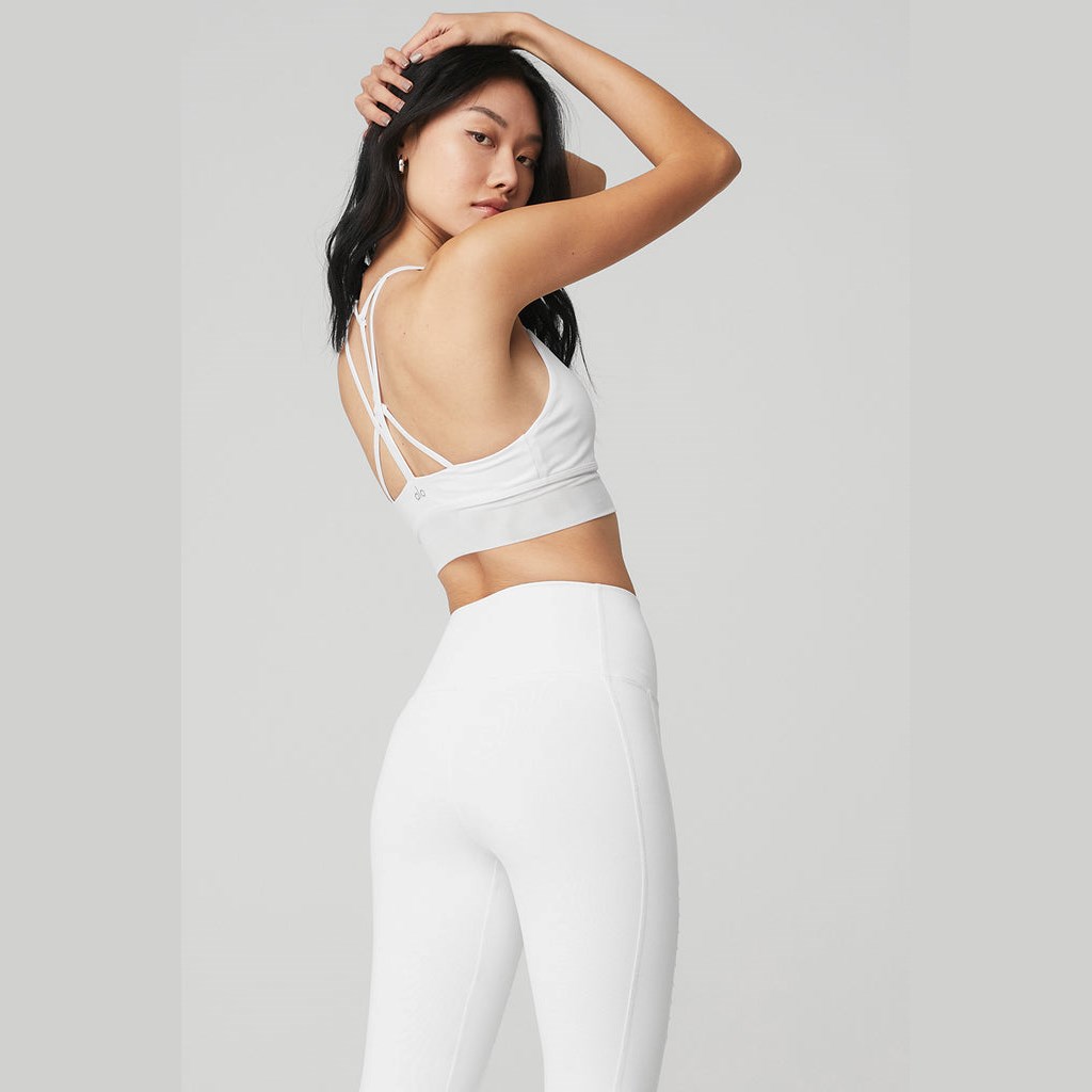 Sujetadores Deportivos Alo Yoga Lavish Mujer Blancos | OKHY89540