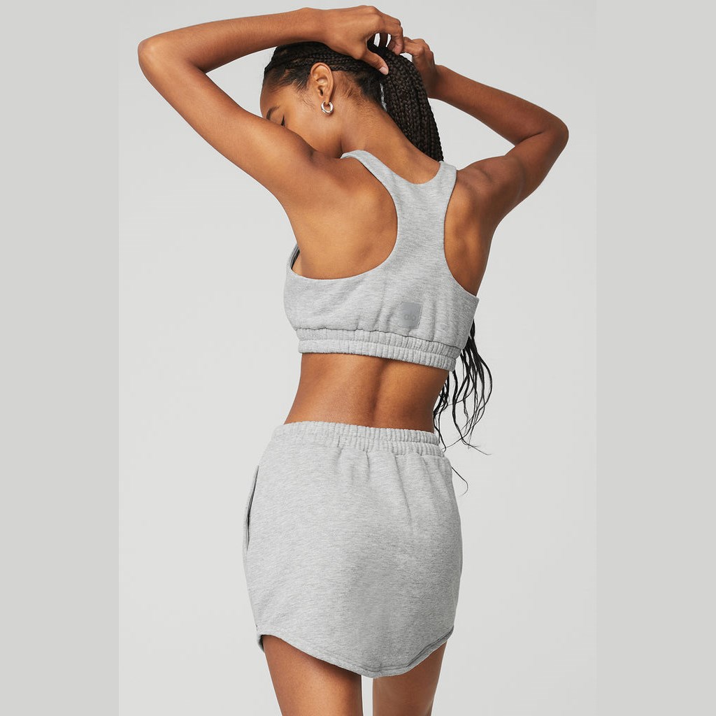 Sujetadores Deportivos Alo Yoga Scoop Neck Sweatshirt Mujer Grises | WSDV49716