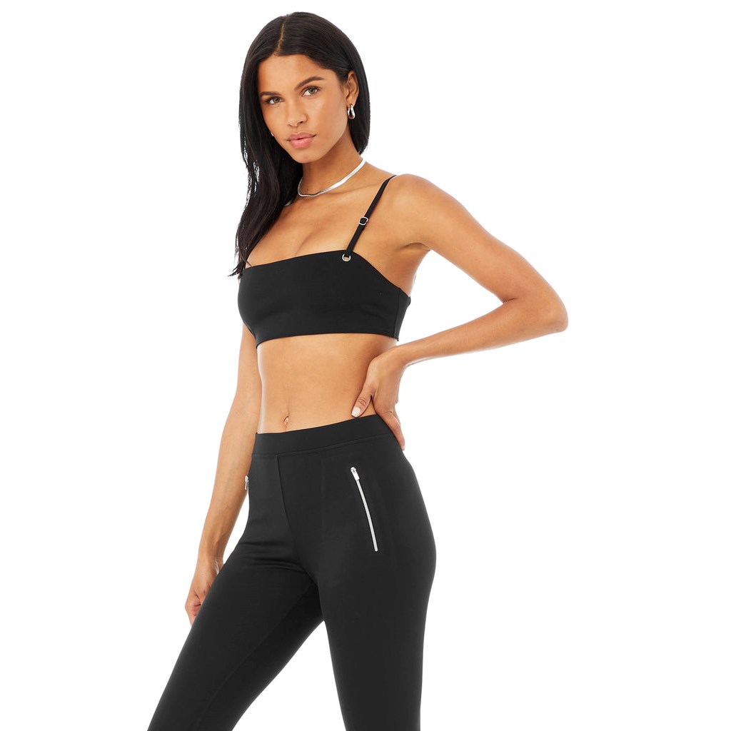 Sujetadores Deportivos Alo Yoga Thrill Seeker Mujer Negros | KLWJ32947