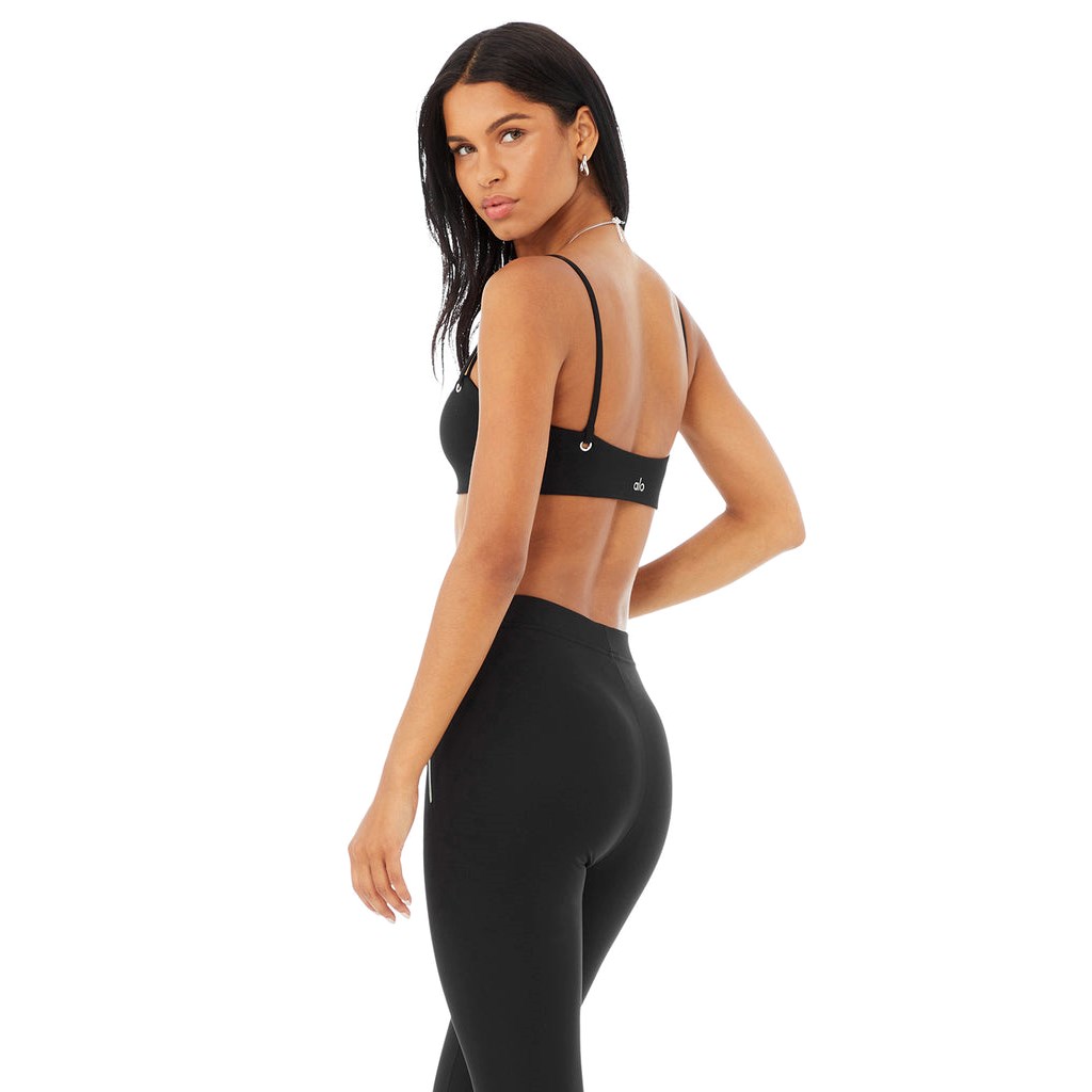 Sujetadores Deportivos Alo Yoga Thrill Seeker Mujer Negros | KLWJ32947