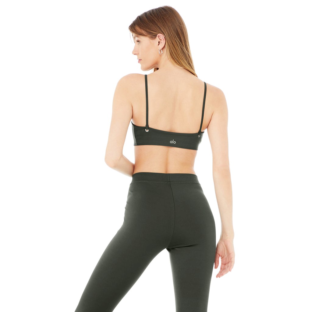 Sujetadores Deportivos Alo Yoga Thrill Seeker Mujer Verdes | QNDZ01492