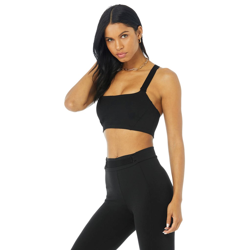 Sujetadores Deportivos Alo Yoga Visionary Mujer Negros | TEXB18094