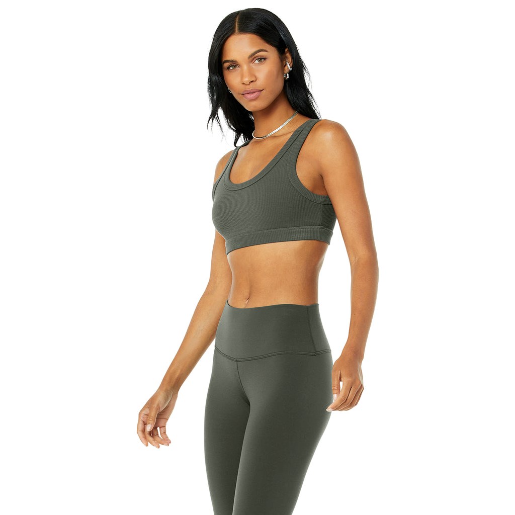 Sujetadores Deportivos Alo Yoga Wellness Mujer Verdes | CXRS35487