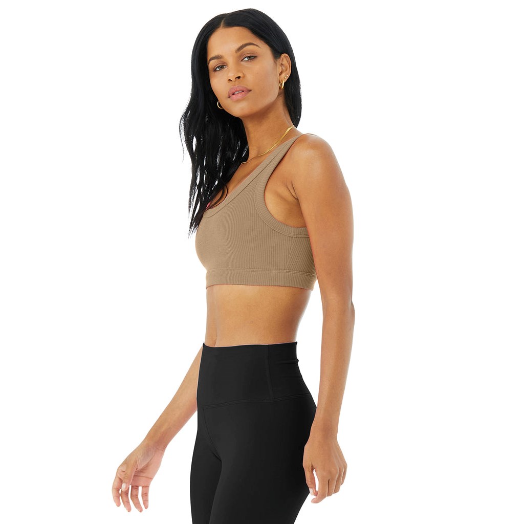 Sujetadores Deportivos Alo Yoga Wellness Mujer Beige | SGEK82735