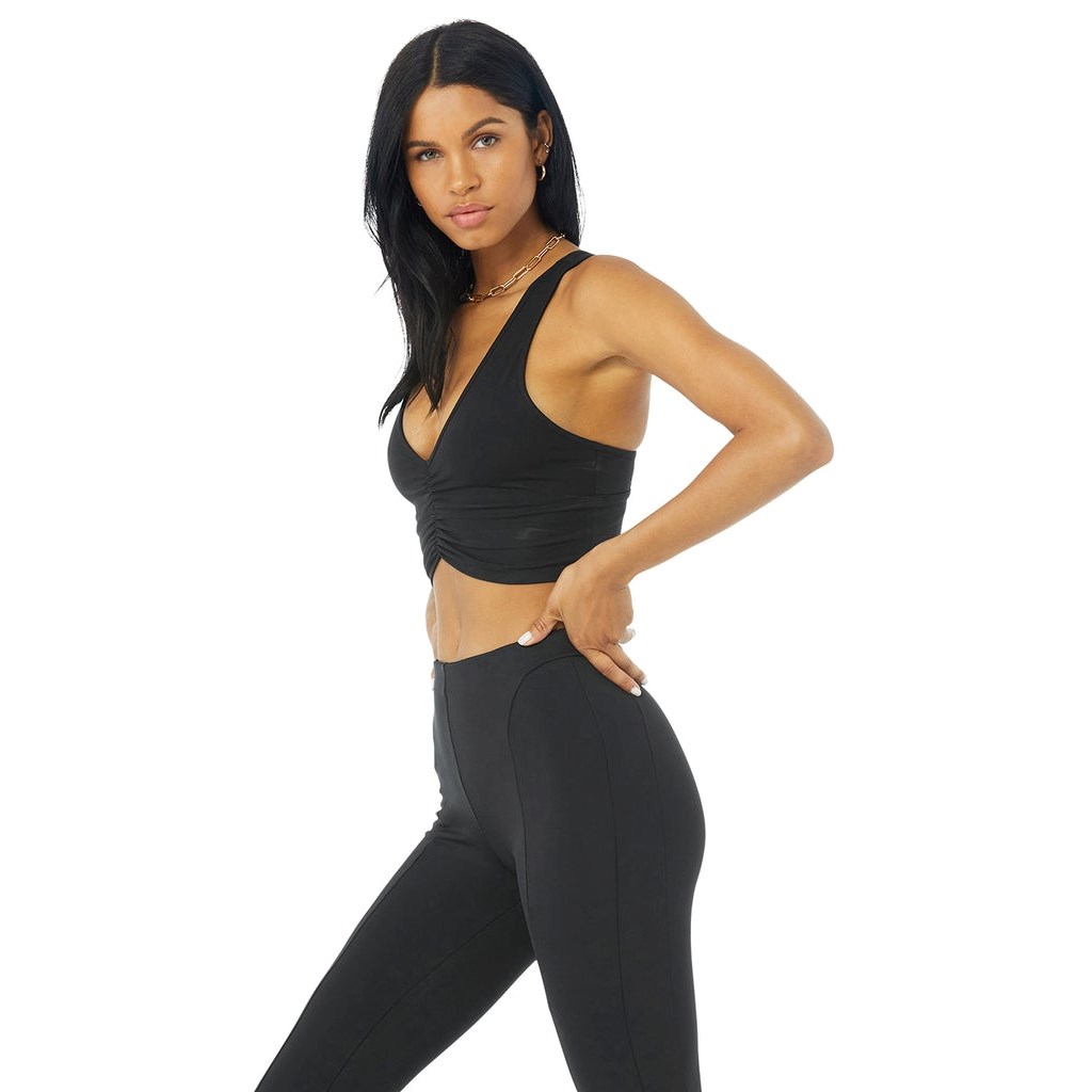 Sujetadores Deportivos Alo Yoga Wild Thing Mujer Negros | QEAR85620