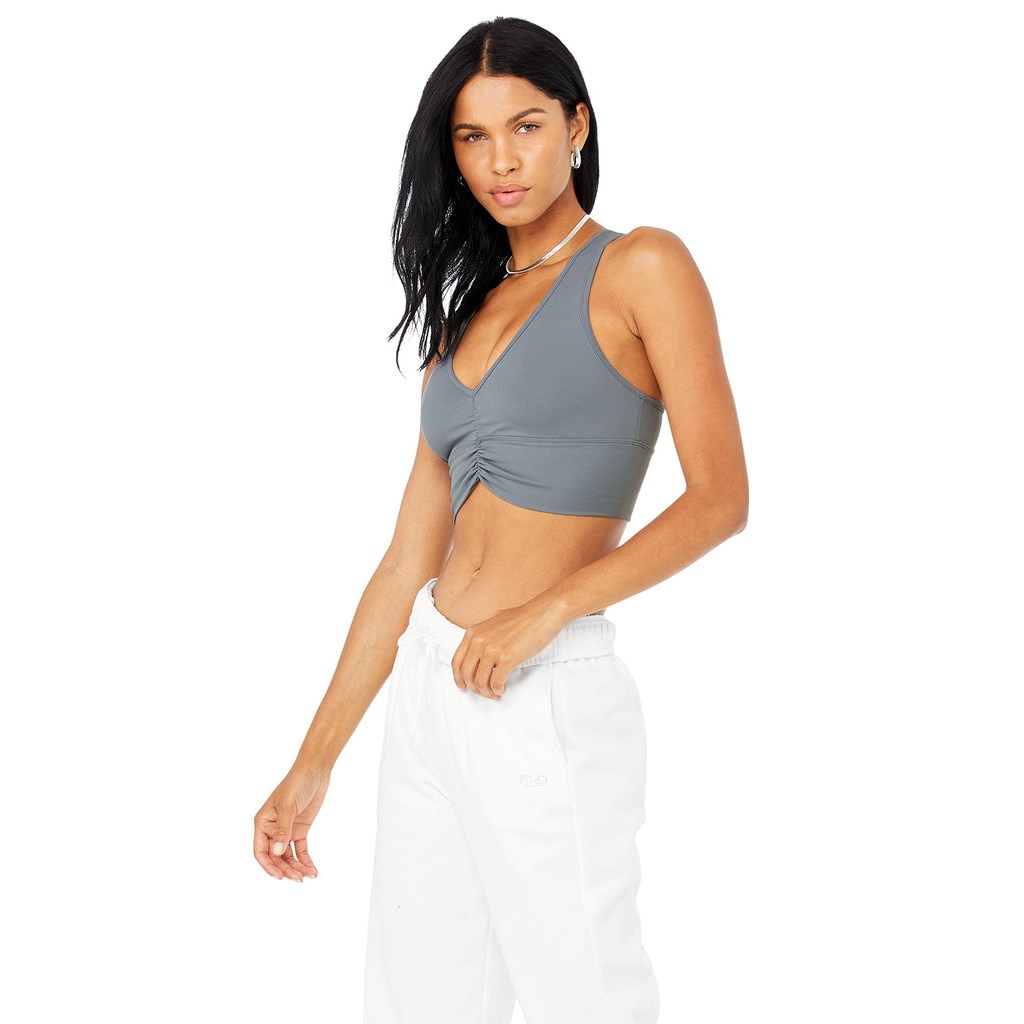 Sujetadores Deportivos Alo Yoga Wild Thing Mujer Azules | QNEY03768