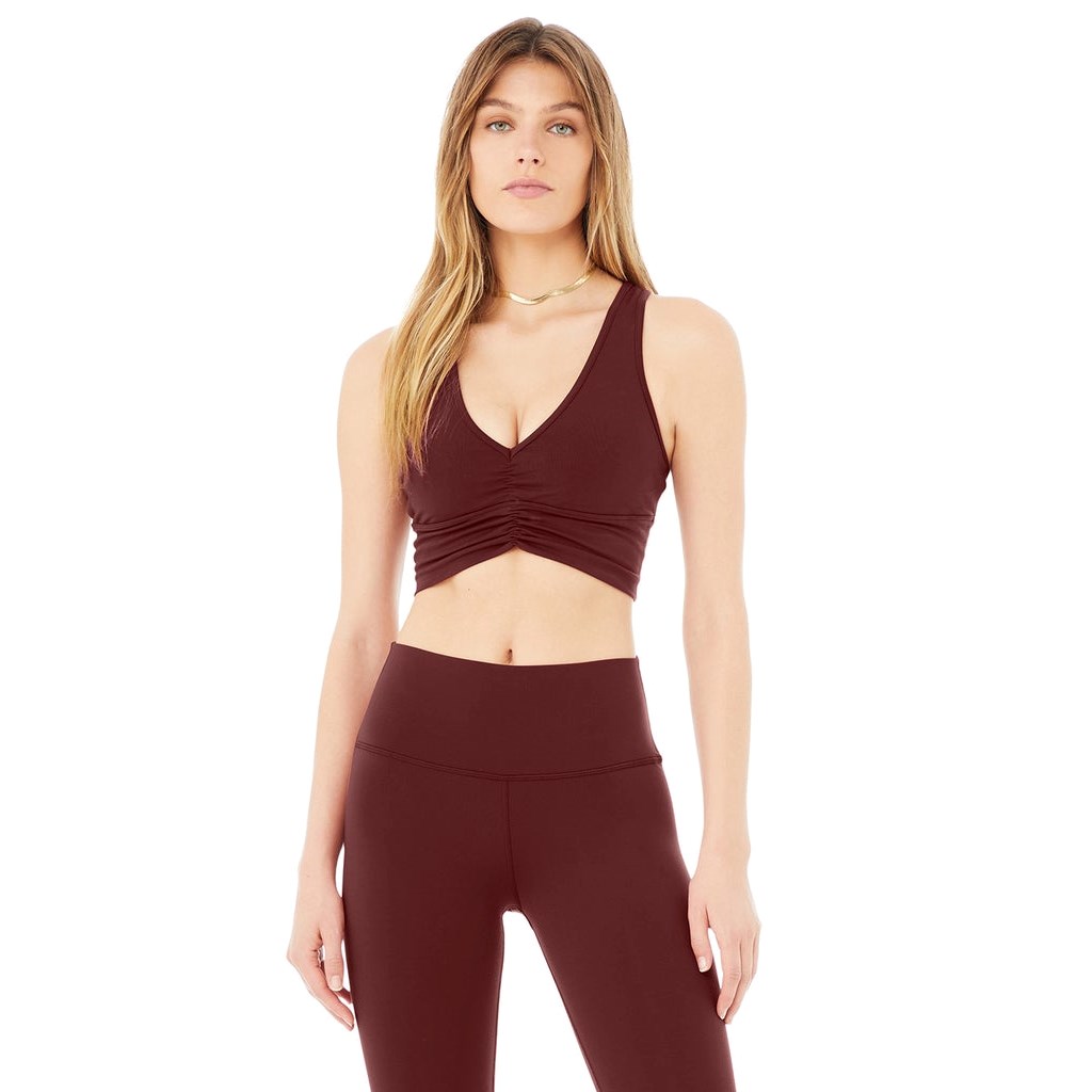 Sujetadores Deportivos Alo Yoga Wild Thing Mujer Rojos | VKDO83716