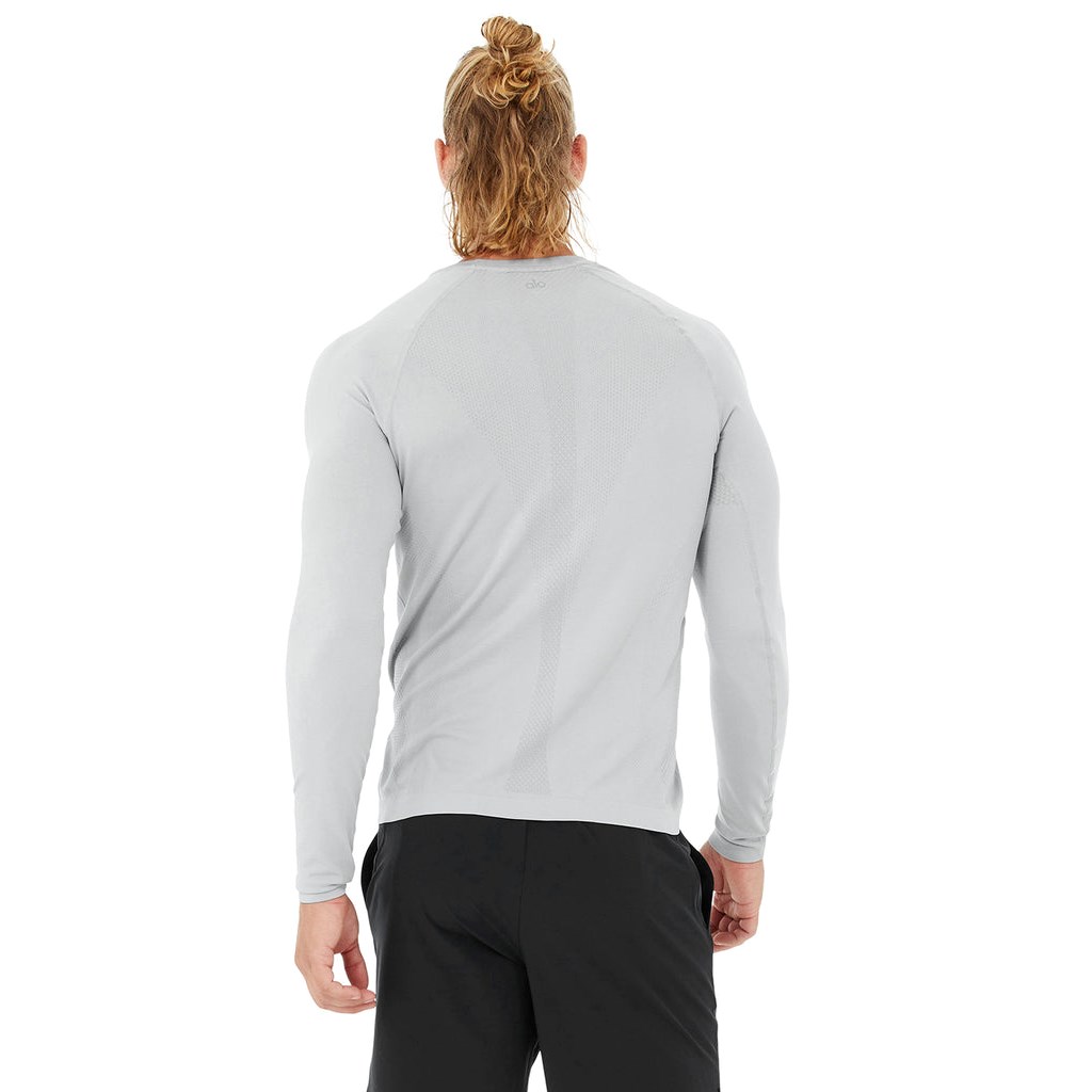 Sweatshirt Alo Yoga Amplify Seamless Long Sleeve Hombre Grises | ETVD84376