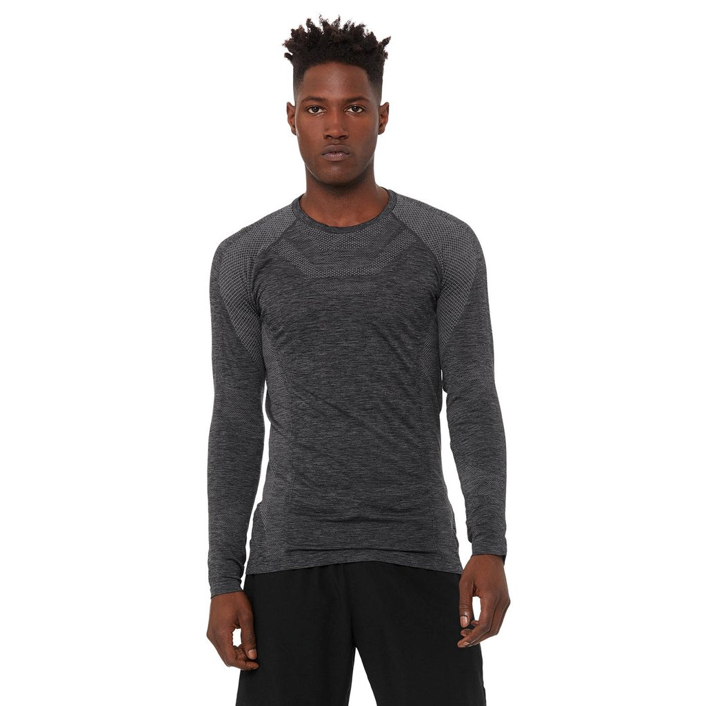 Sweatshirt Alo Yoga Amplify Seamless Long Sleeve Hombre Negros | UIWG51862