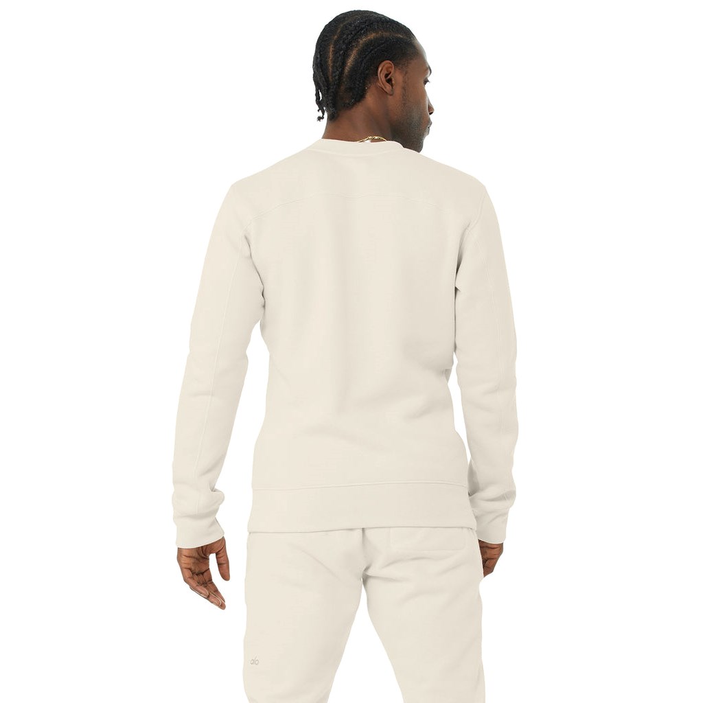 Sweatshirt Alo Yoga Base Long Sleeve Hombre Beige | DHPV03259
