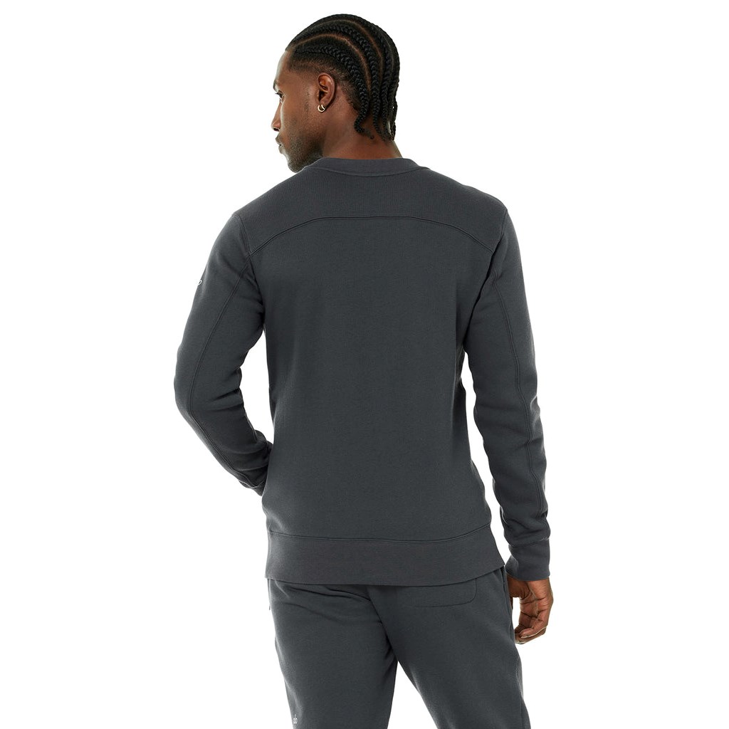 Sweatshirt Alo Yoga Base Long Sleeve Hombre Grises | MCGH48753