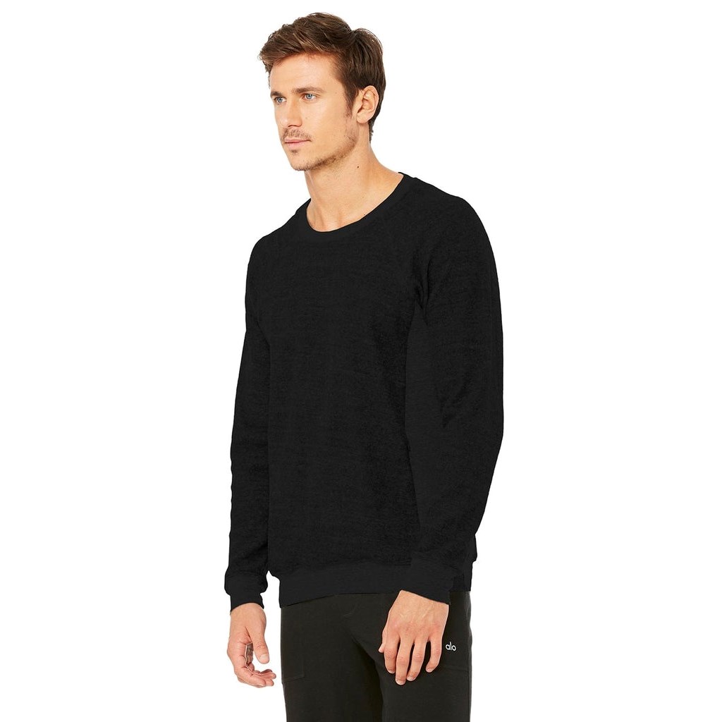 Sweatshirt Alo Yoga Triumph Crew Neck Long Sleeve Hombre Negros | TAZE92074