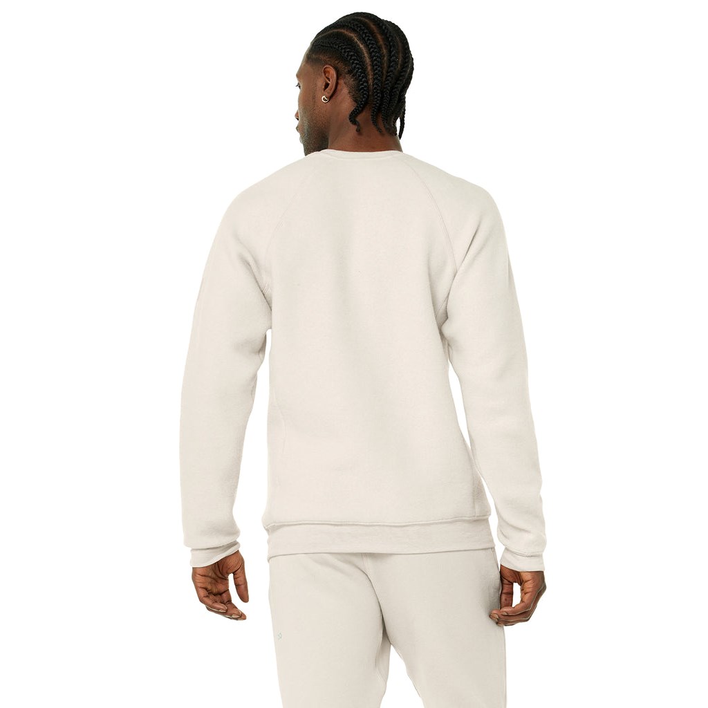 Sweatshirt Alo Yoga Triumph Crew Neck Long Sleeve Hombre Beige | ZTQH87623