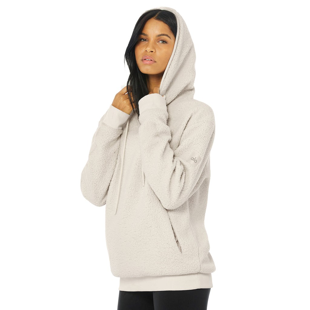 Sweatshirt Alo Yoga Unisex Sherpa Mujer Beige | SCER51894
