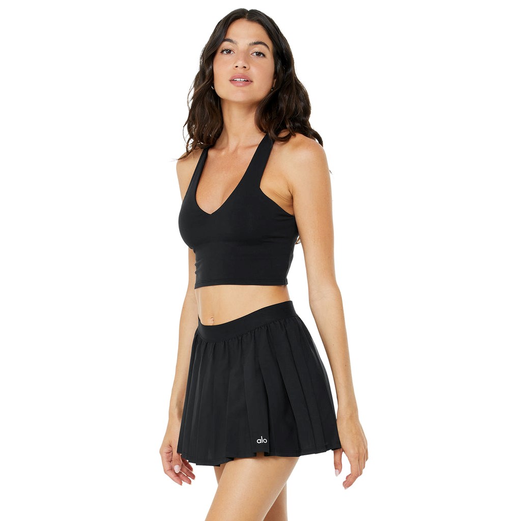 Tank Top Alo Yoga Airbrush Real Mujer Negros | VIGY35174