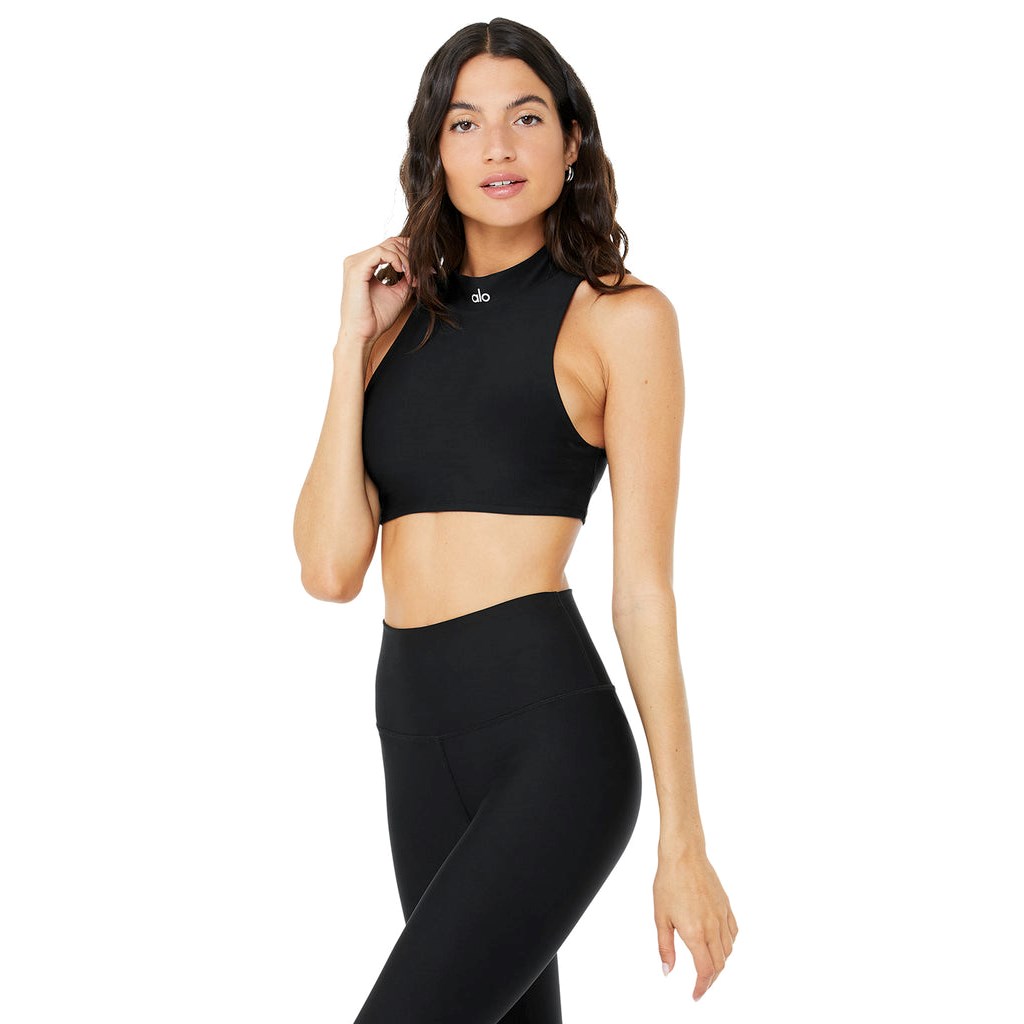Tank Top Alo Yoga Airlift Fuse Mujer Negros | FJDH23146