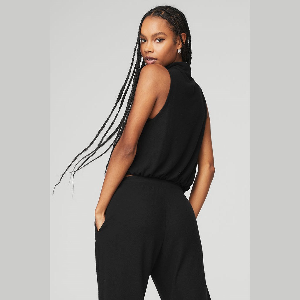 Tank Top Alo Yoga Alolux Soho Mock Neck Mujer Negros | NHFP95213