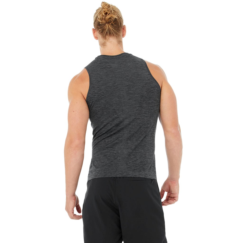 Tank Top Alo Yoga Amplify Seamless Muscle Hombre Negros | CUAP06412