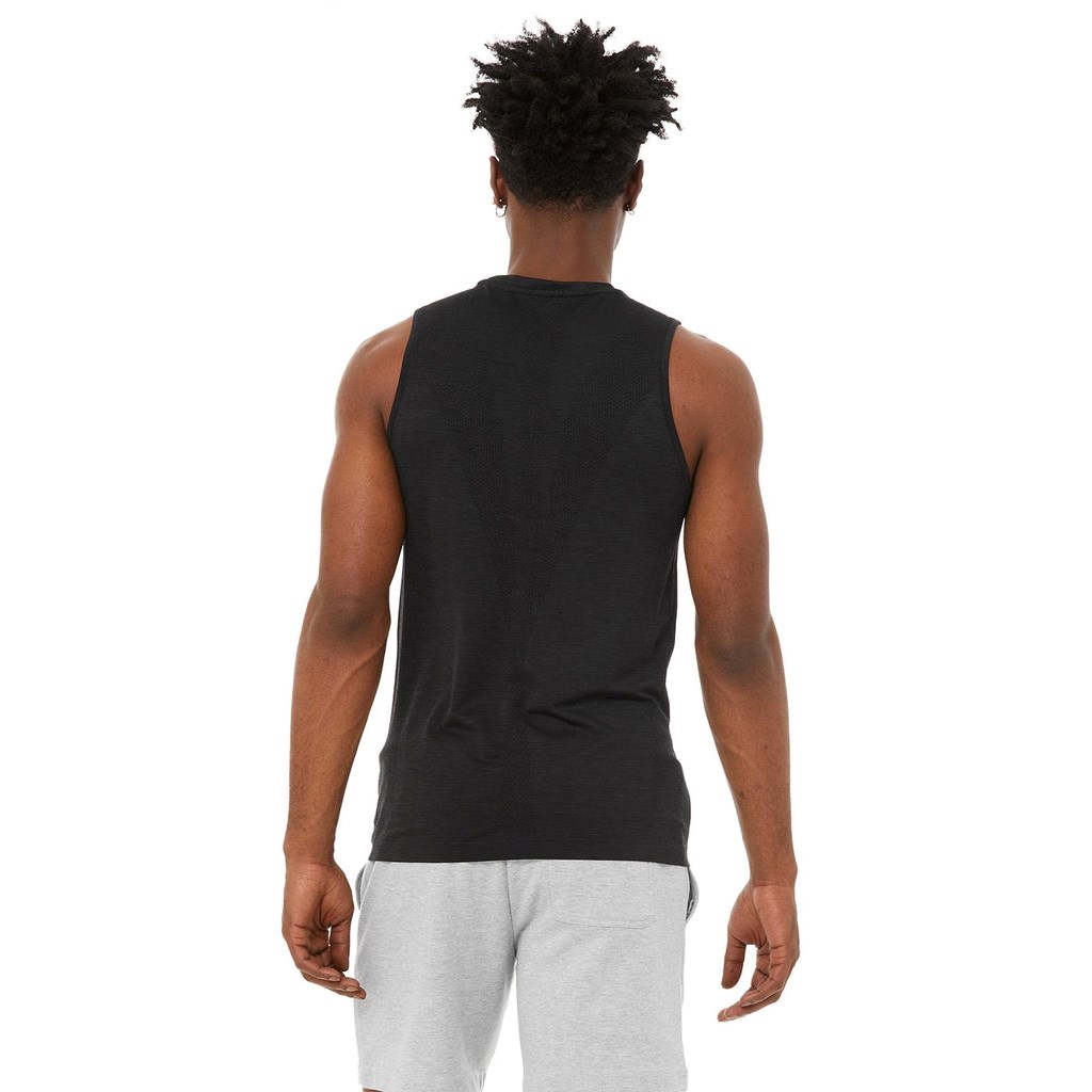 Tank Top Alo Yoga Amplify Seamless Muscle Hombre Negros | KDHU03652