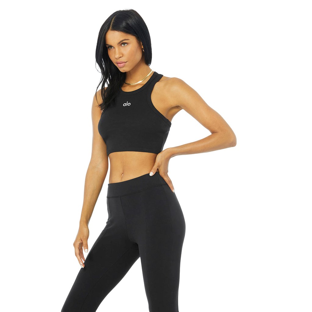 Tank Top Alo Yoga Aspire Mujer Negros | PWYR06723