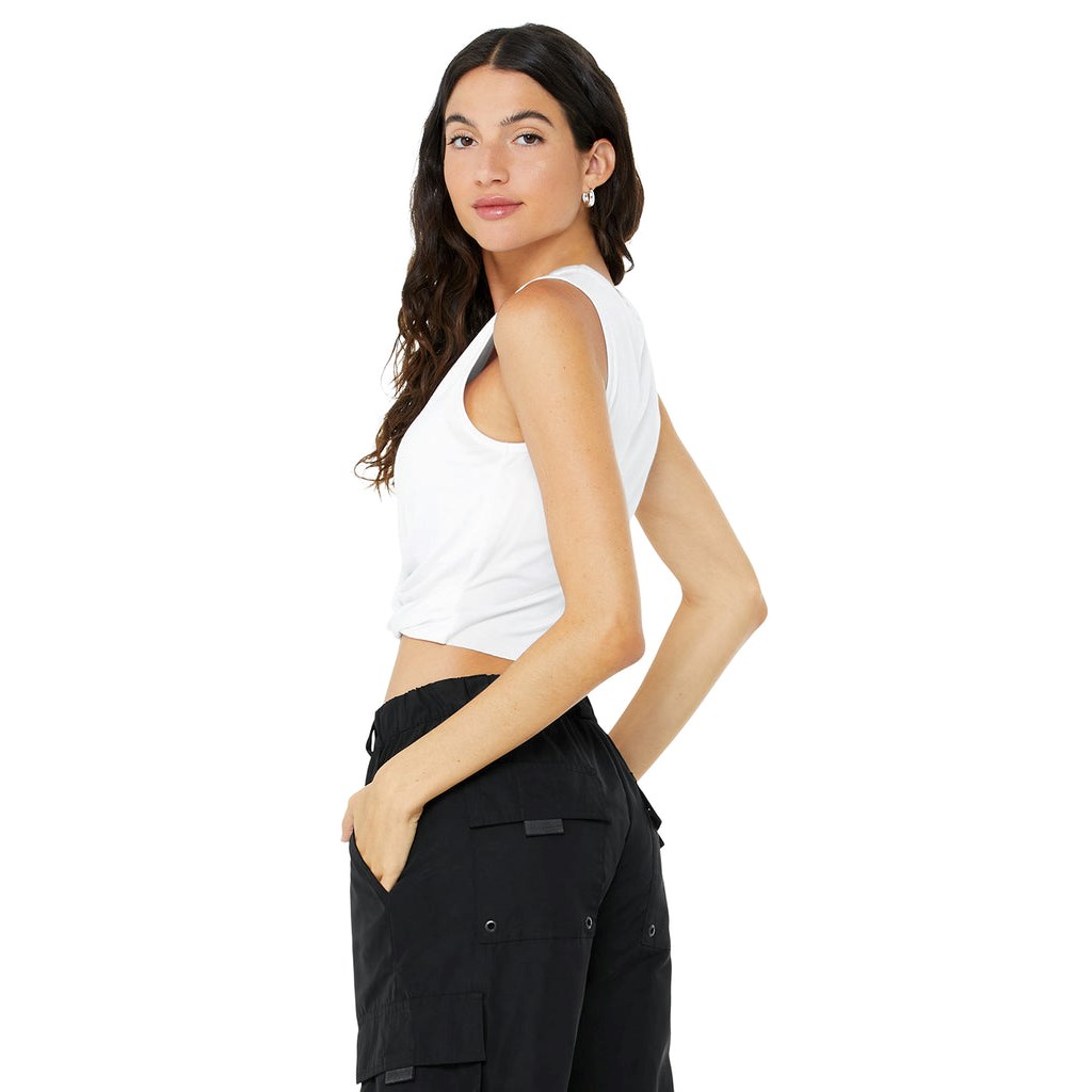 Tank Top Alo Yoga Cover Mujer Blancos | AXQI92084