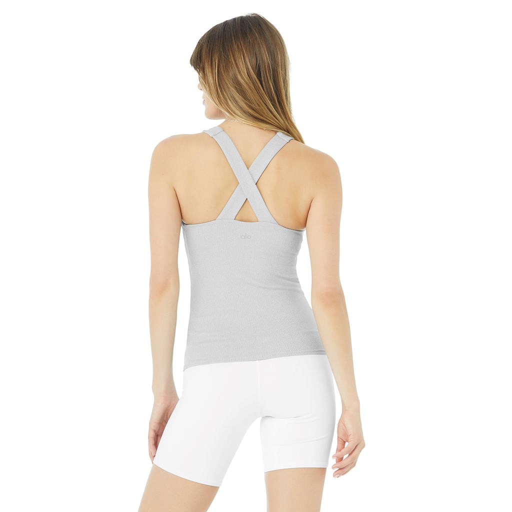 Tank Top Alo Yoga Elevate Mujer Grises | MIYE54079