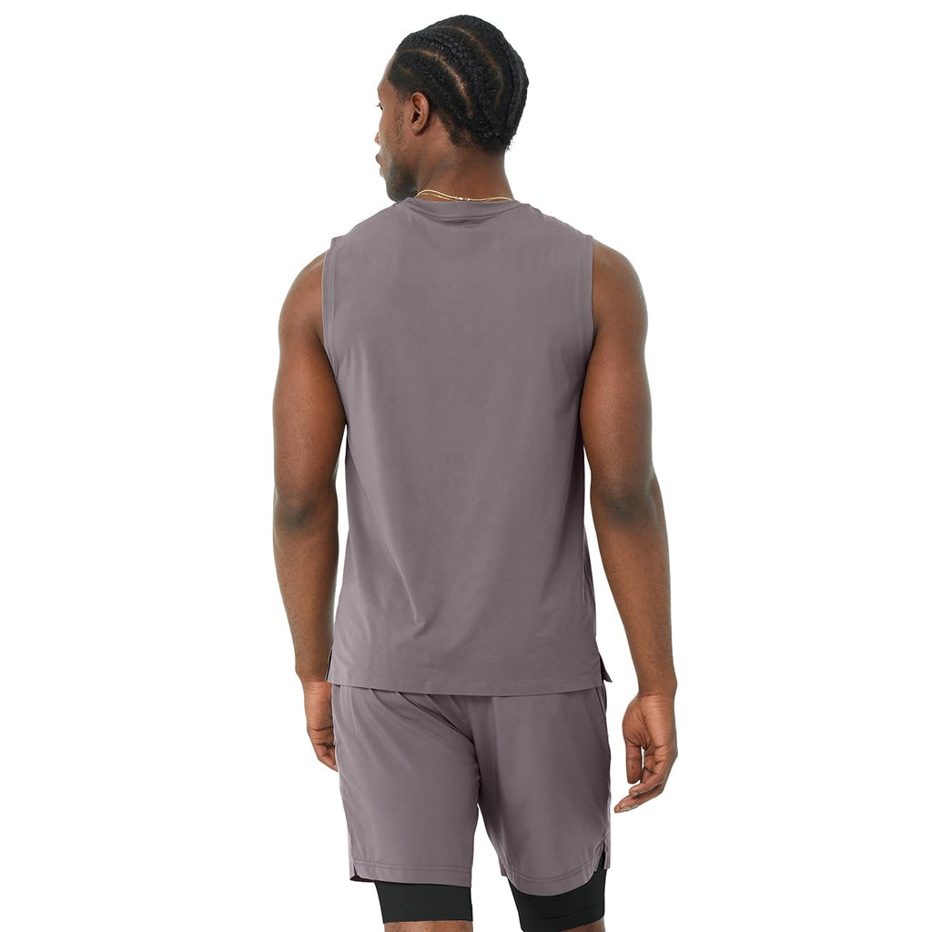Tank Top Alo Yoga Idol Performance Hombre Morados | MRQF35068