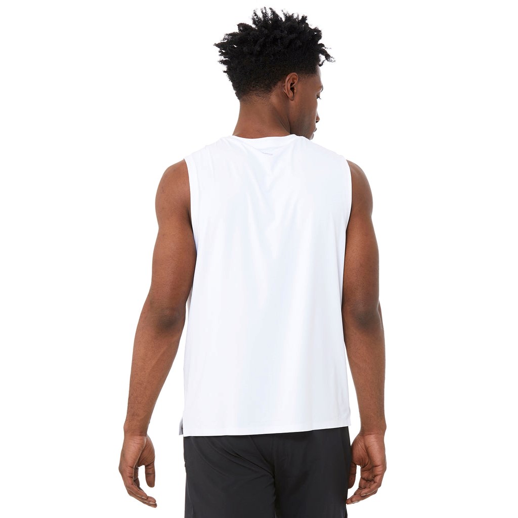 Tank Top Alo Yoga Idol Performance Hombre Blancos | XEAL52638