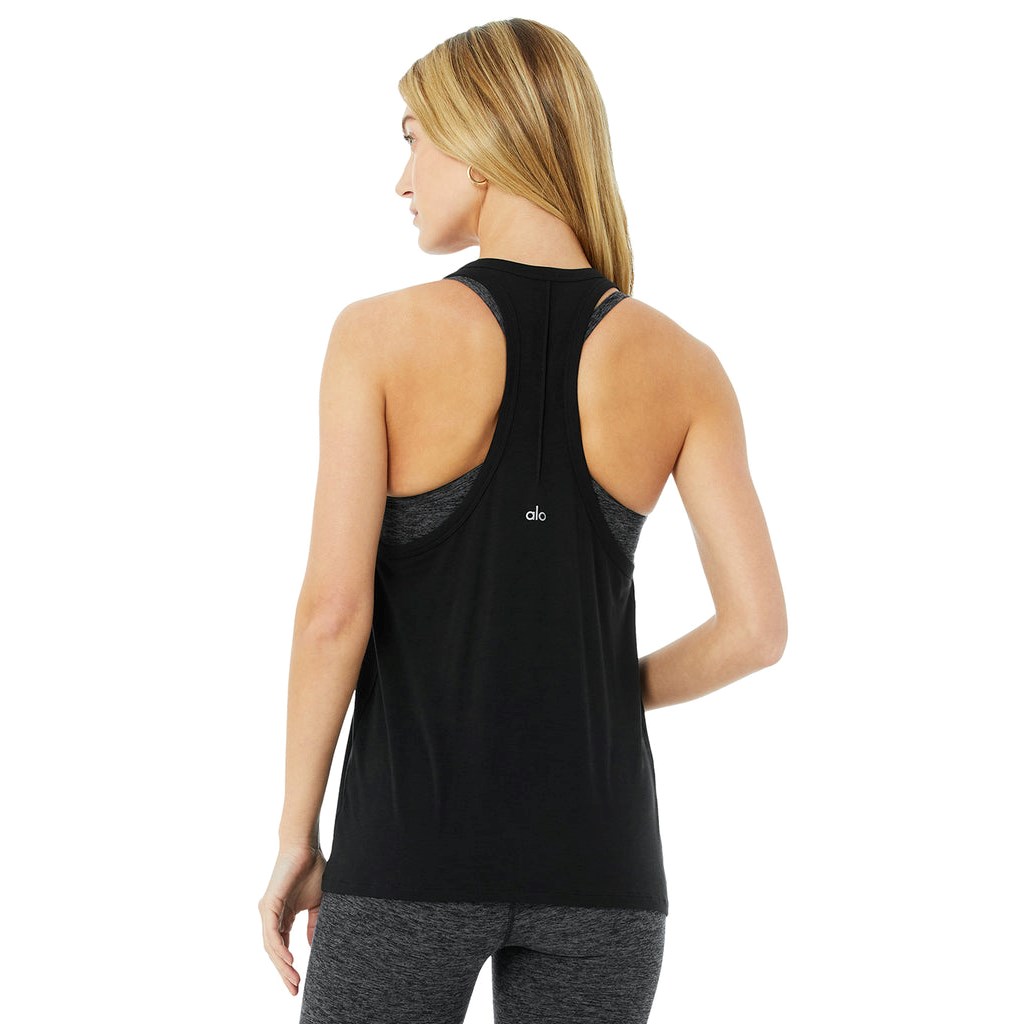 Tank Top Alo Yoga Motion Mujer Negros | CHVK78053