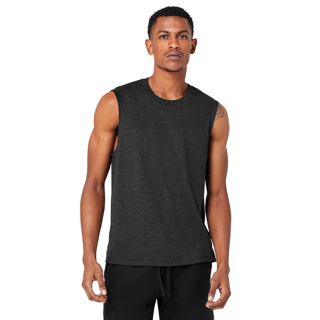 Tank Top Alo Yoga The Triumph Muscle Hombre Grises | VXKY61058