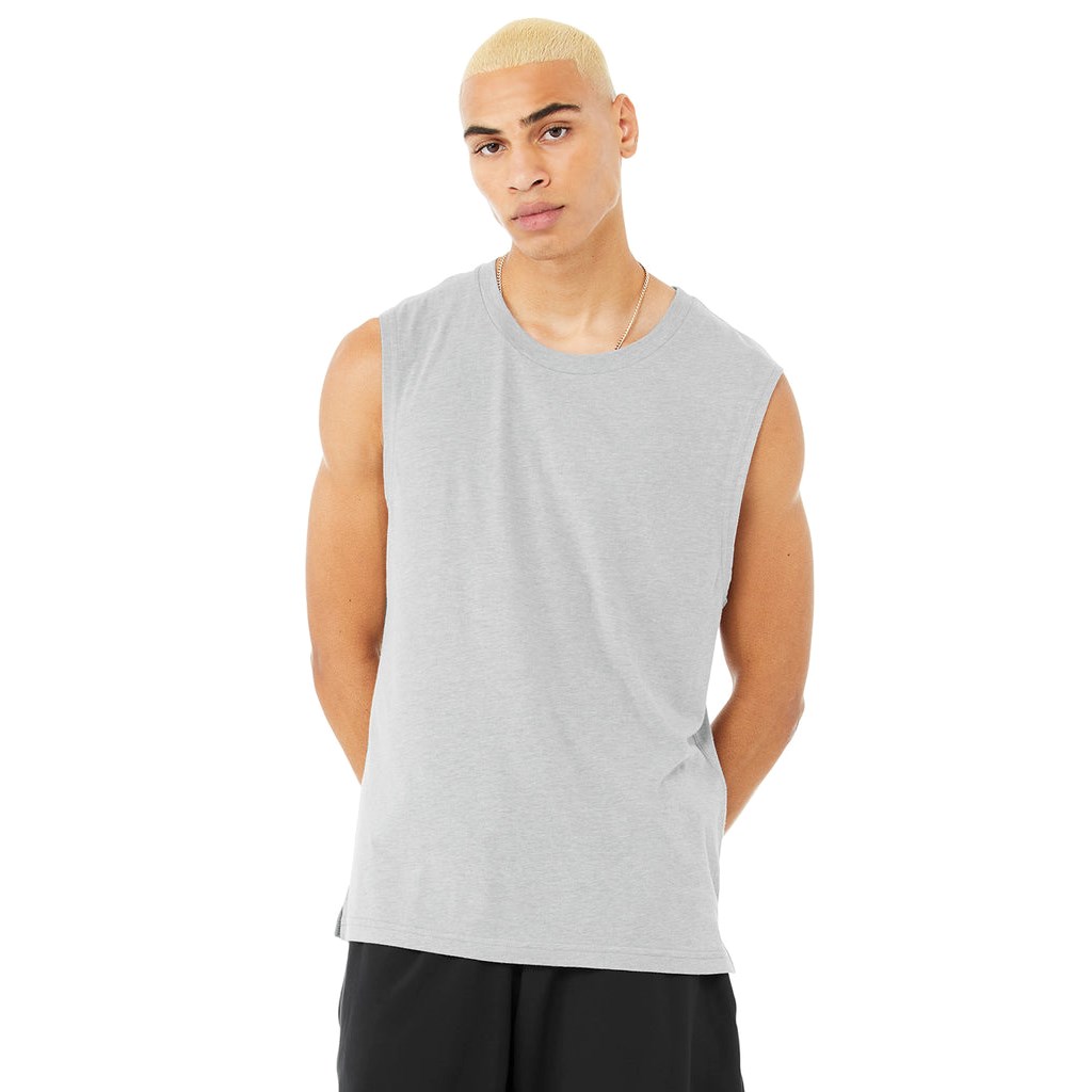 Tank Top Alo Yoga The Triumph Muscle Hombre Grises | XLGF69814